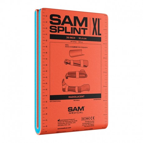 ATTELLE SAM SPLINT PLIÉE EN 2 XL